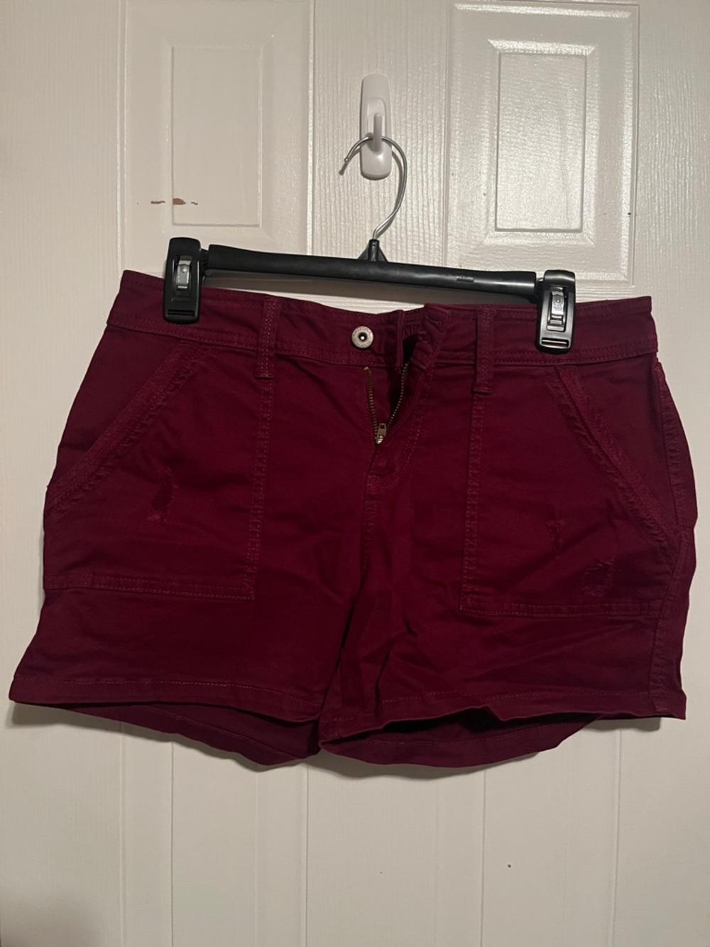 Arizona Jean Company Burgundy Cargo Shorts